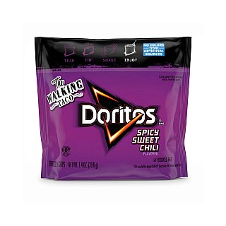 Doritos Top N Go Walking Taco Sweet Chili Tortilla Chips, Full Case, Reduced Fat, 1.4 Oz (44 Packs) - Specialty Snack by Doritos