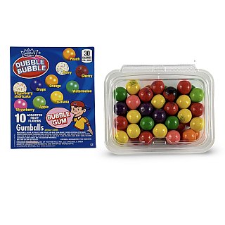 Dubble Bubble Gumball Tub – Classic & Filled Bubble Gum | 10 Color Mix - Specialty Snack by Dubble Bubble