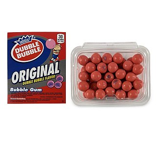 Dubble Bubble  Gumball Tub – Classic & Filled Bubble Gum | 1928 All Pink - Specialty Snack by Dubble Bubble