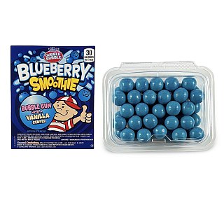 Dubble Bubble Gumball Tub – Classic & Filled Bubble Gum | Blueberry Smoothie - Specialty Snack by Dubble Bubble