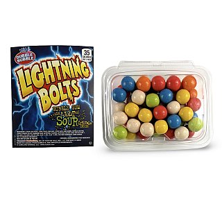 Dubble Bubble Gumball Tub – Classic & Filled Bubble Gum | Filled Lightning Bolts - Specialty Snack by Dubble Bubble