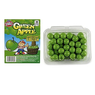 Dubble Bubble Gumball Tub – Classic & Filled Bubble Gum | Green Apple - Specialty Snack by Dubble Bubble