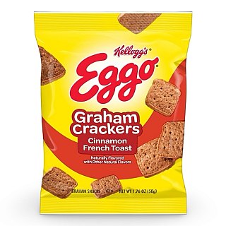 Eggo French Toast Graham Crackers, School Approved Smart Snacks, Cinnamon Flavor | 10 Bags - Specialty Snack by Eggo