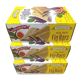 Fieldstone Bakery Snack Cakes & Pastries | Fig Bars (3 Boxes) - Specialty Snack by Mckee Foods