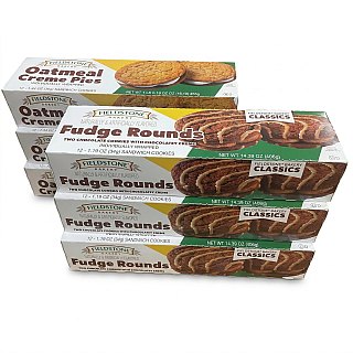 Fieldstone Bakery Variety Pack, Cookie Sandwhich Collection | 3 Boxes of Oatmeal Cream Pies & 3 Boxes of Fudge Rounds - Specialty Snack by Fieldstone Bakery