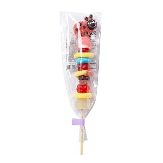 Forever Sweet Candy Kabobs, Gourmet Gummy Candy Skewers | Ladybug - Specialty Snack by Forever Sweet
