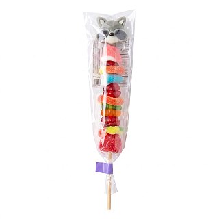 Forever Sweet Candy Kabobs, Gourmet Gummy Candy Skewers | Racoon - Specialty Snack by Forever Sweet
