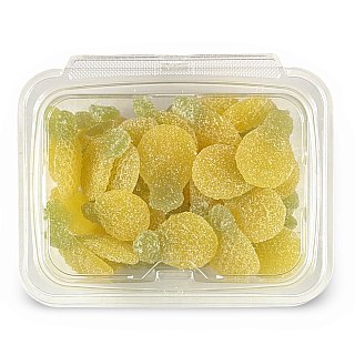 Fruit Flavored and Shaped Gummies, Swedish Pineapples, 1 lb. Tub - Specialty Snack by Tribeca Curations