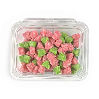 Fruit Flavored and Shaped Gummies, Watermelon Wedge, 1 lb. Tub - Specialty Snack by Tribeca Curations