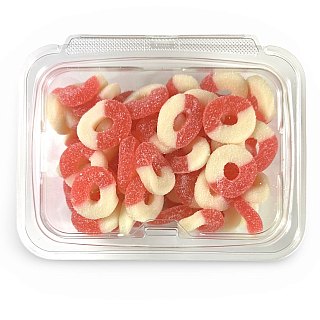 Fruity Flavorful Nostalgic Watermelon Gummy Rings Candy 1lb. - Specialty Snack by Tribeca Curations
