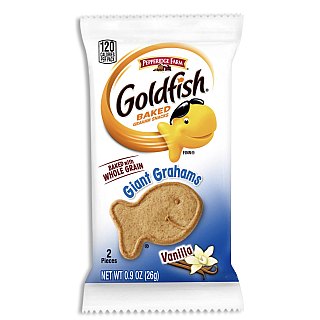 Giant Grahams Shaped Vanilla Goldfish | .9 oz, 30 Pack - Specialty Snack by Pepperidge Farm