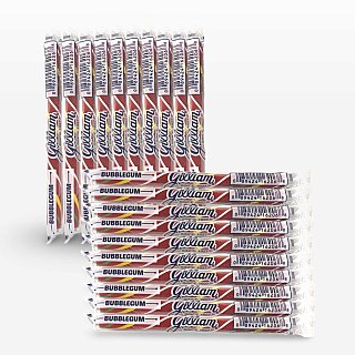 Gilliam Nostalgic Candy Sticks – Classic Retro Sweet Treats | Bubble Gum Flavor, 20 Count - Specialty Snack by Gilliam