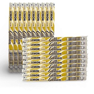 Gilliam Nostalgic Candy Sticks – Classic Retro Sweet Treats | Lemon Flavor, 20 Count - Specialty Snack by Gilliam