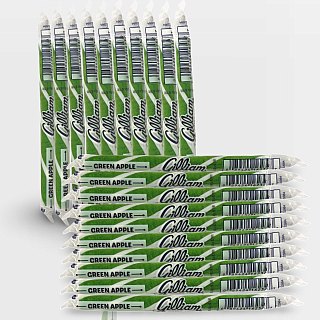 Gilliam Nostalgic Candy Sticks – Classic Retro Sweet Treats | Green Apple Flavor, 20 Count - Specialty Snack by Gilliam