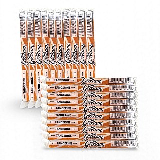 Gilliam Nostalgic Candy Sticks – Classic Retro Sweet Treats | Tangerine Flavor, 20 Count - Specialty Snack by Gilliam