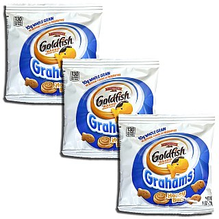 Goldfish Whole Grain Honey Bun Grahams To Go, 30 Packs - Specialty Snack by Goldfish
