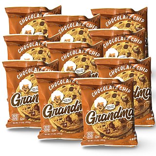Grandma's Big Cookies, Chocolate Chip, (10 Pack) - Specialty Snack by Grandma's Cookies