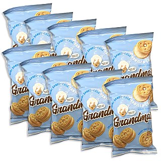 Grandma's Cookies 10 Pack, Mini Vanilla Cream Sandwich Cookies - Specialty Snack by Grandma's Cookies