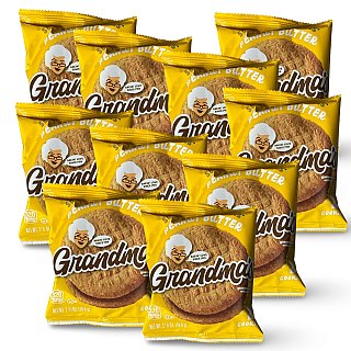 Grandma's Cookies 10 Pack, Peanut Butter - Specialty Snack by Grandma's Cookies