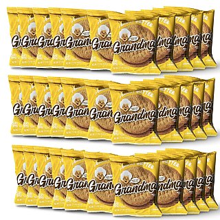 Grandma's Peanut Butter Cookies - 33 pks - Total 66 Cookies - Specialty Snack by Grandma's Cookies