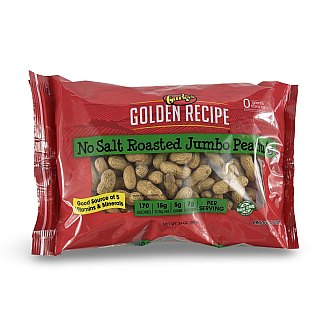 Gurley's Roasted Jumbo Peanuts – 24 oz Bag | No Salt Added - Specialty Snack by Gurleys