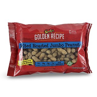 Gurley's Roasted Jumbo Peanuts – 24 oz Bag | Salted - Specialty Snack by Gurleys