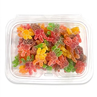Halloween Themed Fruity Ghoulish Gummies Candy, 1 lb | Hairy Spiders - Specialty Snack by Tribeca Curations