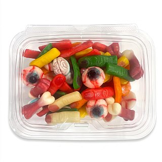 Halloween Themed Fruity Ghoulish Gummies Candy, 1 lb | Missing Body Parts - Specialty Snack by Tribeca Curations