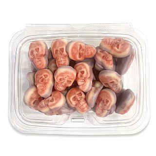Halloween Themed Fruity Ghoulish Gummies Candy, 1 lb | Skulls - Specialty Snack by Tribeca Curations
