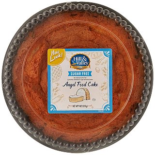 HIll & Valley Sugar Free Angel Food Cake | 9 Oz | Pack of 2 - Specialty Snack by Tribeca Curations