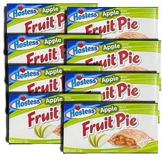 Hostess Apple Fruit Pie, 4.25 Ounce (Pack of 8) - Specialty Snack by Hostess