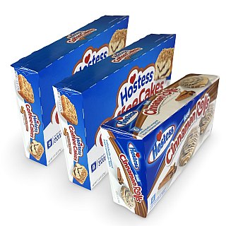 Hostess Cinnamon Lovers Snack Cakes Variety Pack | Coffee Cakes and Cinnamon Buns | Pack of 3 - Specialty Snack by Hostess