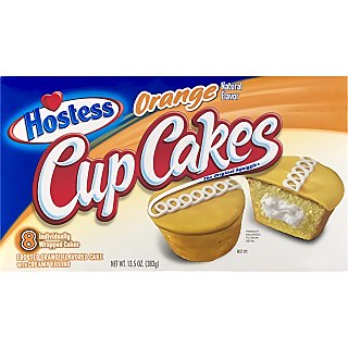 Hostess Orange Cupcakes, 8 Count, 13.5 oz Box | Pack of 3 (24 Total) - Specialty Snack by Hostess