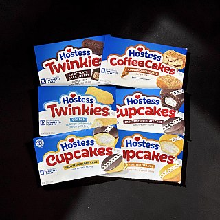 Hostess Snack Cake & Cupcake Variety Pack 52 Count, Twinkies, Chocolate, Golden, Orange Cupcakes & Coffee Cakes - Specialty Snack by Hostess