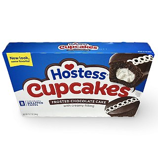 Hostess Snack Cakes Multipack Box, Chocolate Cupcakes, 8 Count Box - Specialty Snack by Hostess