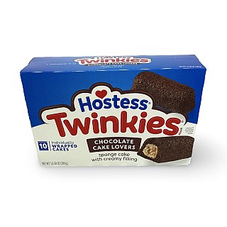 Hostess Snack Cakes Multipack Box, Chocolate Twinkies, 10 Count Box - Specialty Snack by Hostess