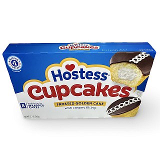 Hostess Snack Cakes Multipack Box, Golden Cupcakes, 8 Count Box - Specialty Snack by Hostess