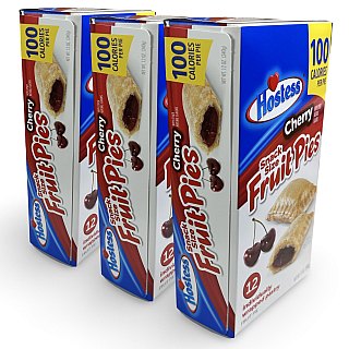 Hostess Snack Size 100 Calorie Mini Fruit Pies | 3-Pack, 12 Count Box | Cherry (36 Pies Total) - Specialty Snack by Hostess