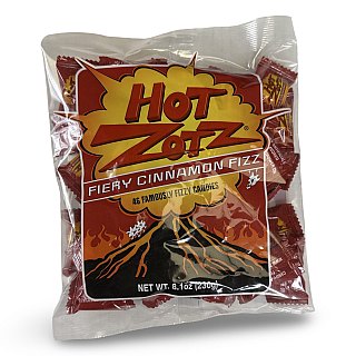 Hot Zotz Fiery Cinnamon Fizz Nostalgic Candy, 3x Bags, 46 Pieces Each - Specialty Snack by Hot Zots