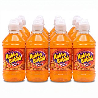 Hubba Bubba After-School Drinks, 10 oz Bottles | Tangy Tropical (12 Bottles) - Specialty Snack by Hubba Bubba