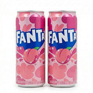 Imported Asian Soda & Drinks 2 Pack | Japanese & Taiwanese Beverages | Fanta White Peach Big Can - Specialty Snack by Fanta