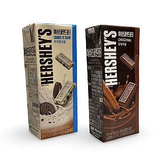 Imported Hershey's Chocolate Milk Drinks 6 Pack, Original, Cookies N' Cream or Variety Pack Rare International Beverage - Specialty Snack by Hersheys