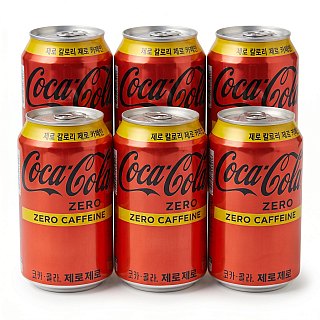 Imported Zero Sugar Sodas & Drinks 6 Pack | Coke Zero, Zero Caffeine - Specialty Snack by Coke