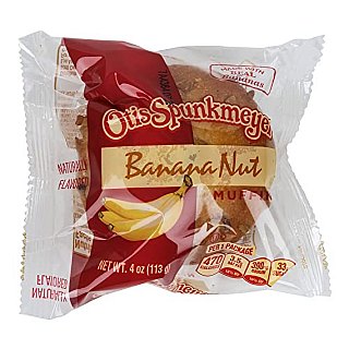 Individually Wrapped Banana Nut Muffins by Otis Spunkmeyer | 4 Ounce | Pack of 12 - Specialty Snack by Otis Spunkmeyer
