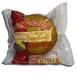 Otis Spunkmeyer Individually Wrapped Lemon Poppy Muffins | 4 Ounce | Pack of 12 - Specialty Snack by Otis Spunkmeyer