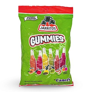 Jarritos Mixed Flavors Gummies: 8 oz Bag (Mango, mandarin, Pineapple, Lime, Tamarind, and Fruit Punch) - Specialty Snack by Tribeca Curations