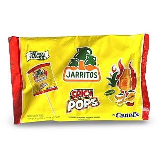 Jarritos SPICY Lollipops Mixed Bag Includes Tamarind, Mango, and Pineapple - Specialty Snack by Tribeca Curations