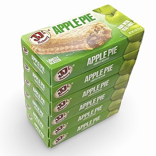 JJ's Bakery Classic Glazed Fruit & Cream Pies – 4 oz, 6 Pack | Apple - Specialty Snack by JJ's Bakery