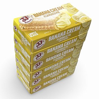 JJ's Bakery Classic Glazed Fruit & Cream Pies – 4 oz, 6 Pack | Banana - Specialty Snack by JJ's Bakery