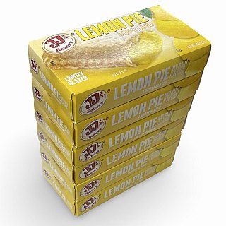 JJ's Bakery Classic Glazed Fruit & Cream Pies – 4 oz, 6 Pack | Lemon - Specialty Snack by JJ's Bakery